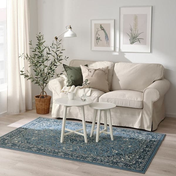 Ikea VEDBÄK - Carpet, short pile, blue, 133x195 cm