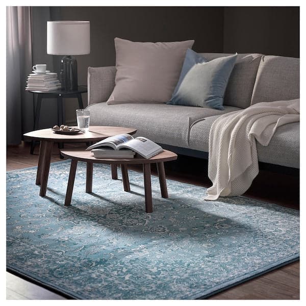 Ikea VEDBÄK - Carpet, short pile, blue, 170x230 cm