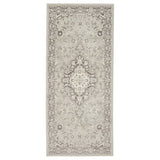 VEDBÄK rug, low pile, light grey, 80x180 cm