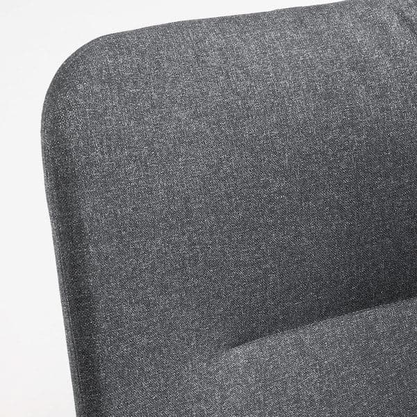 Ikea VEDBO Armchair with high backrest - Gunnared dark grey ,
