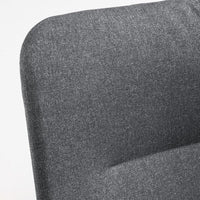 VEDBO Armchair with high backrest - Gunnared dark grey , - best price from Maltashopper.com 10424131