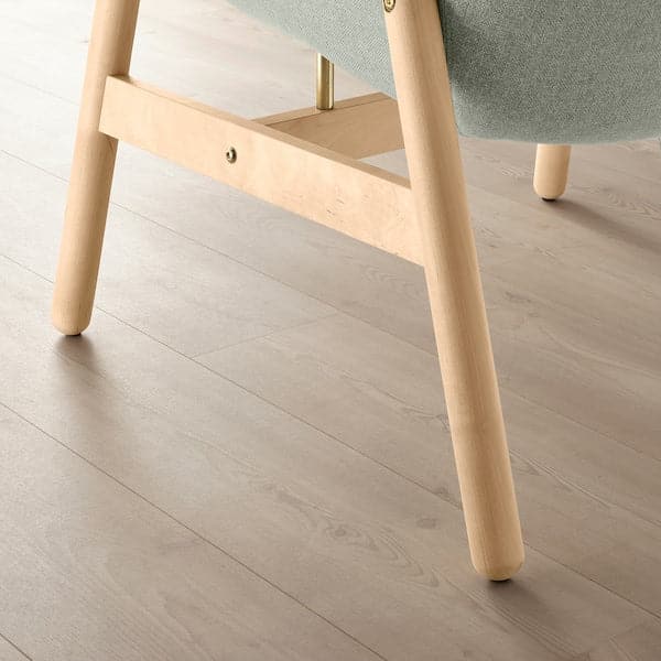 Ikea VEDBO Armchair with high backrest - Gunnared light green ,