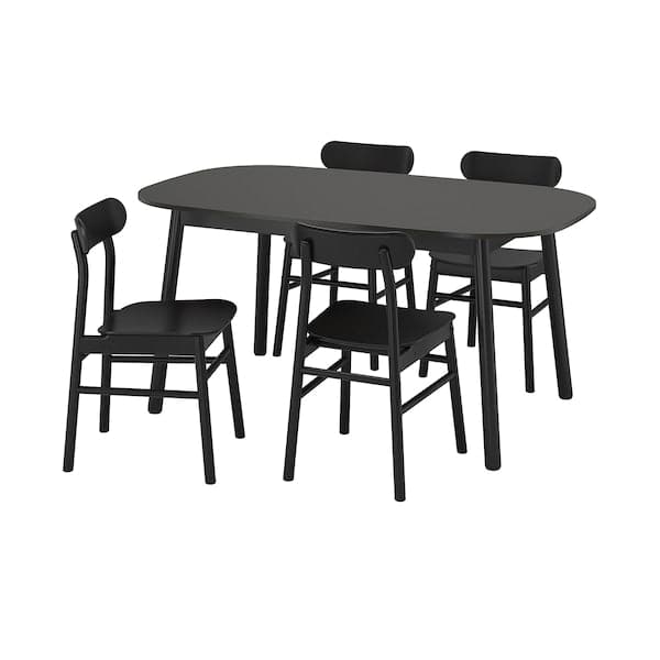 VEDBO / RÖNNINGE - Tavolo e 4 sedie