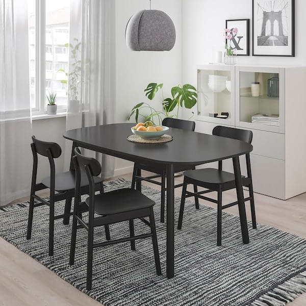 VEDBO / RÖNNINGE - Table and 4 chairs , 160x95 cm - best price from Maltashopper.com 79306880