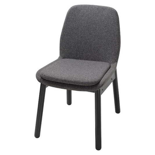 VEDBO - Chair, black/gunnared grey , - best price from Maltashopper.com 60403150