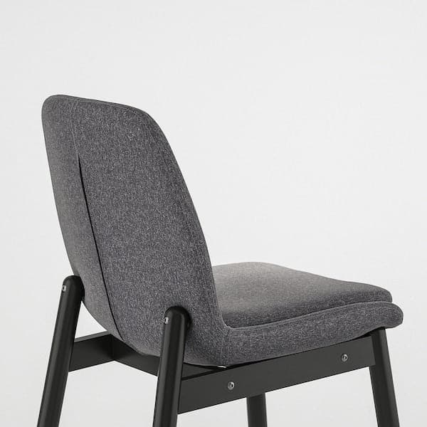 Ikea VEDBO - Chair, black/gunnared grey ,