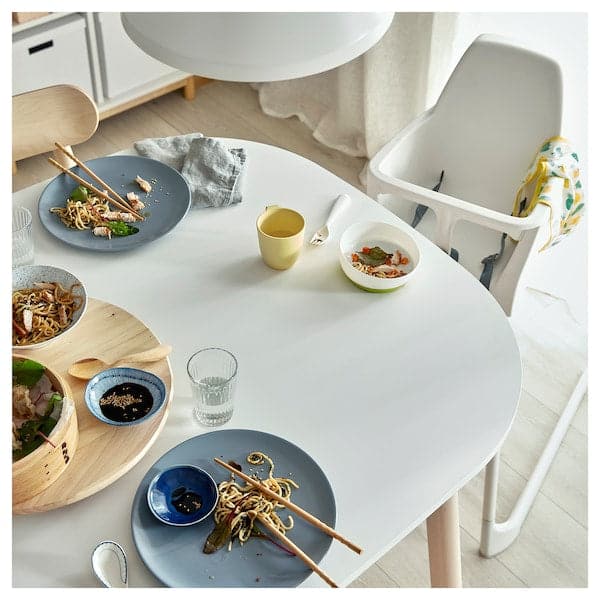 VEDBO - Dining table, white, 160x95 cm - best price from Maltashopper.com 10417456