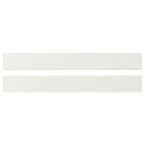 VEDDINGE - Drawer front, white, 80x10 cm