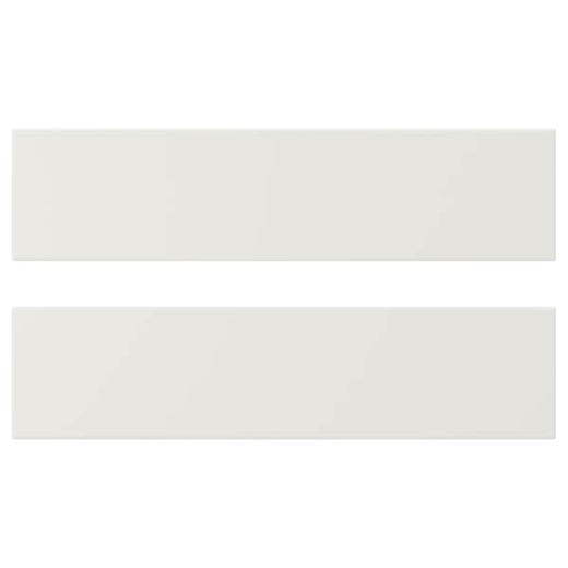 VEDDINGE drawer front, white, 40x10 cm, 2 pack