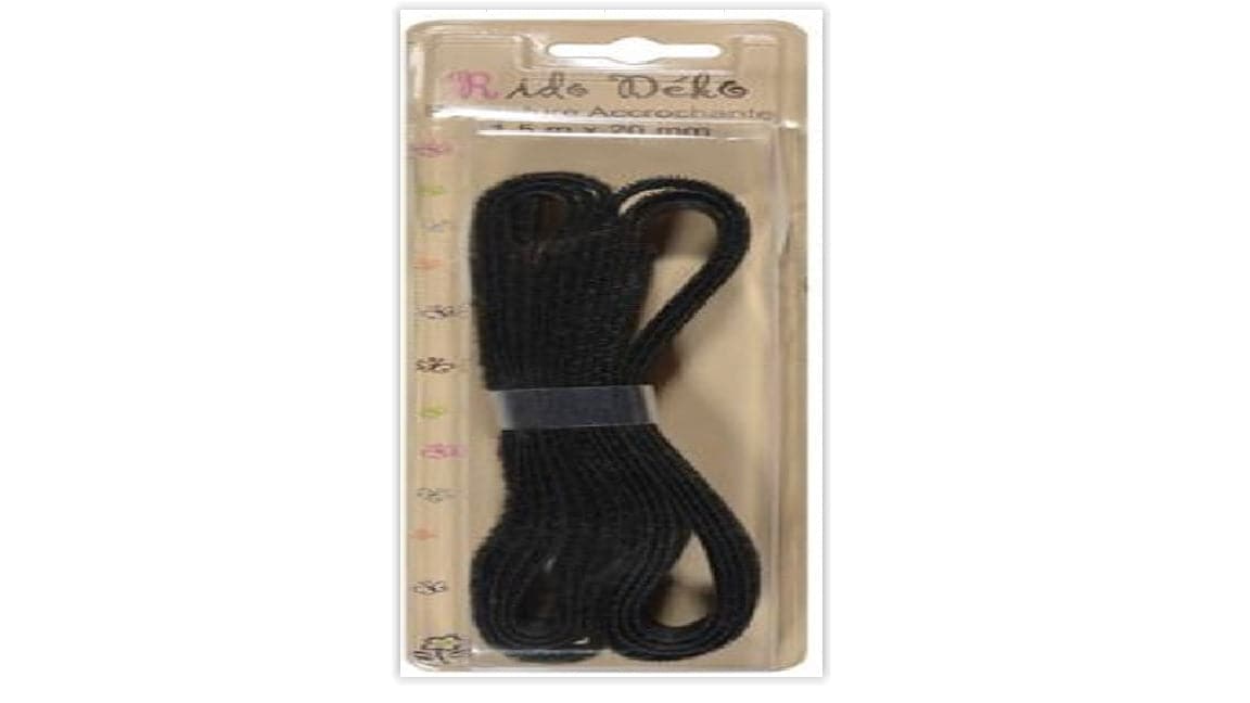 Bricocenter VELCRO FOR AUTOMATIC CURTAINS 1.5 M BLACK