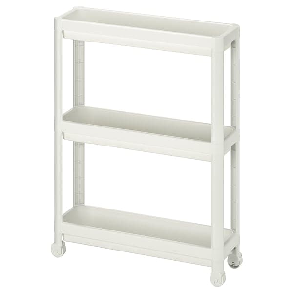 VESKEN - Trolley, white, 54x18x71 cm - best price from Maltashopper.com 00471222