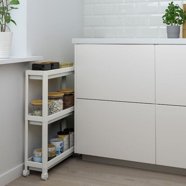 VESKEN - Trolley, white, 54x18x71 cm - best price from Maltashopper.com 00471222