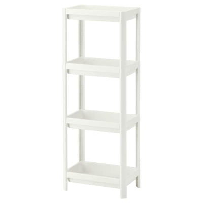 VESKEN - Shelf unit, white, 37x23x101 cm - best price from Maltashopper.com 40307866
