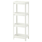 VESKEN shelf unit, white, 37x23x101 cm