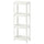 VESKEN - VESKEN Shelf unit, white, 37x23x101 cm