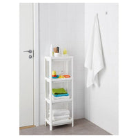 VESKEN - Shelf unit, white, 37x23x101 cm - best price from Maltashopper.com 40307866