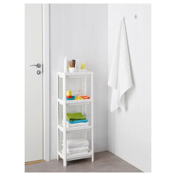 Ikea VESKEN - Shelf unit, white, 37x23x101 cm