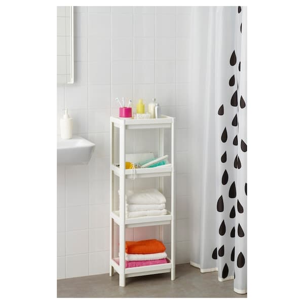 Ikea VESKEN - Shelf unit, white, 37x23x101 cm