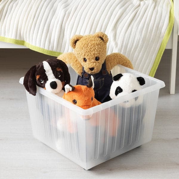 Ikea VESSLA - Storage crate with castors, white, 39x39 cm