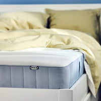 VESTERÖY Pocket sprung mattress, extra firm/light blue, 140x200 cm , - best price from Maltashopper.com 00470053