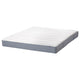 VESTERÖY pocket sprung mattress, firm/light blue, 140x200 cm