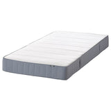 VESTMARKA sprung mattress, firm/light blue, 90x200 cm