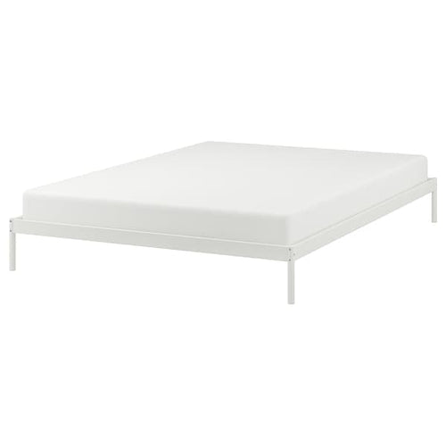 VEVELSTAD - Bed frame, white, 160x200 cm