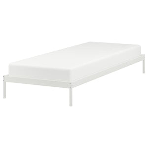 VEVELSTAD - Bed frame, white, 90x200 cm - best price from Maltashopper.com 40518270