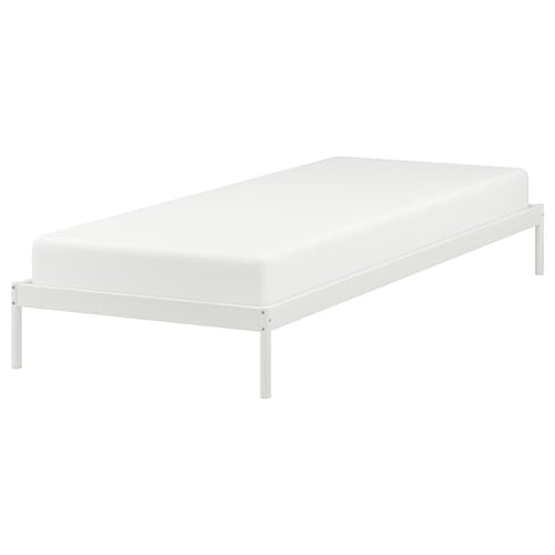 VEVELSTAD - Bed frame, white, 90x200 cm