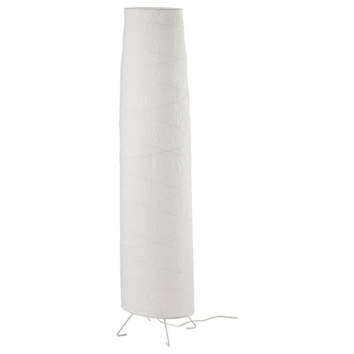 VICKLEBY Floor lamp - white/handmade 136 cm