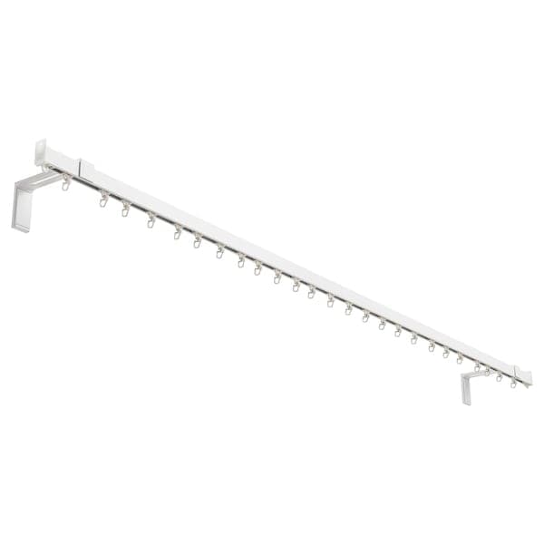 VIDGA - Single track set for wall, white