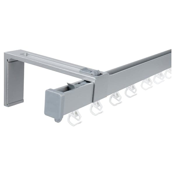 Ikea VIDGA Single wall curtain rail - silver color ,