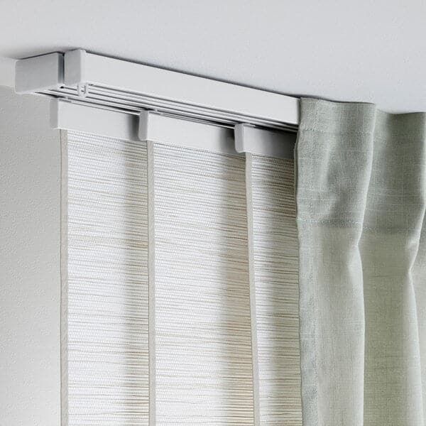Ikea VIDGA - Triple track rail, included ceiling fittings/white, 140 cm