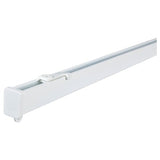 VIDGA single track rail, included ceiling fittings/white, 140 cm