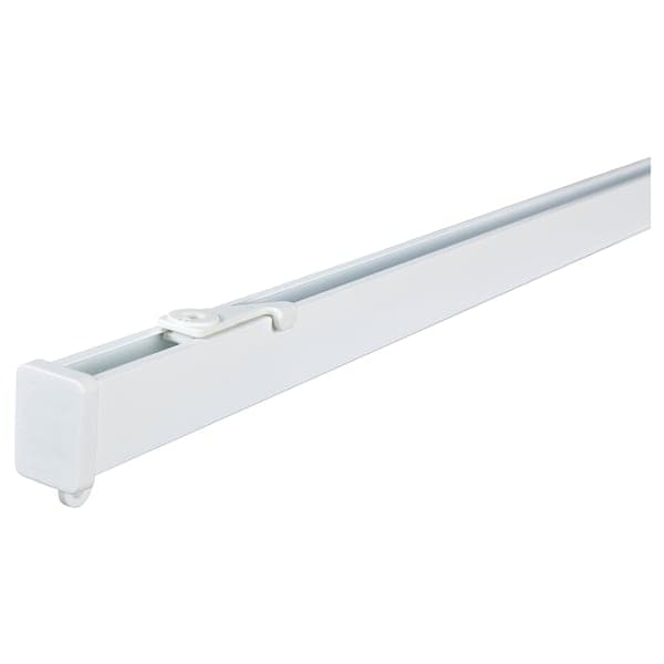 VIDGA - Single track rail, included ceiling fittings/white, 140 cm