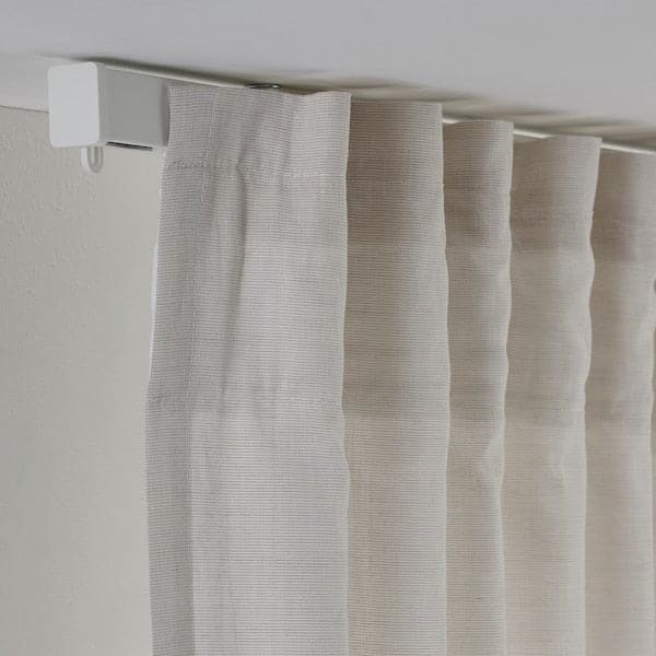 Ikea VIDGA - Single track rail, included ceiling fittings/white, 140 cm