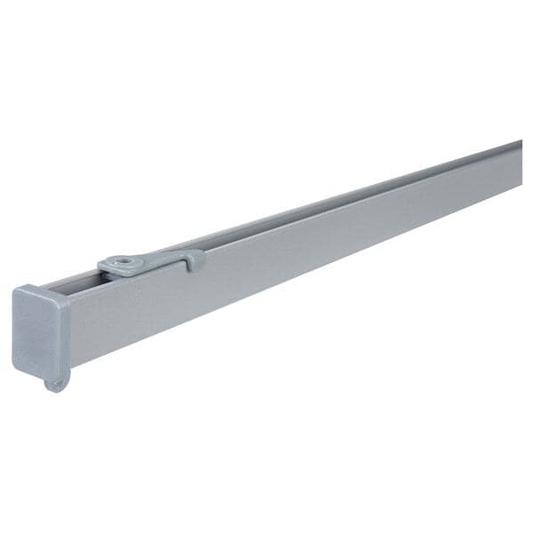 Ikea VIDGA Single rail for curtain - ceiling fixing accessories included/silver 140 cm ,