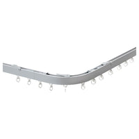 VIDGA room divider for corner, silver-colour