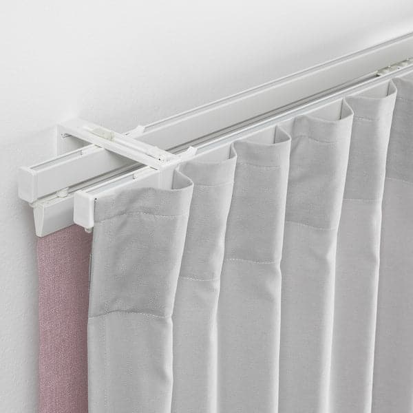 Ikea VIDGA Wall set with 2 rails - silver color ,