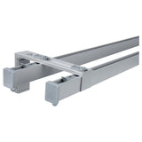VIDGA two track wall set, silver-colour
