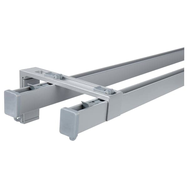 Ikea VIDGA Wall set with 2 rails - silver color ,