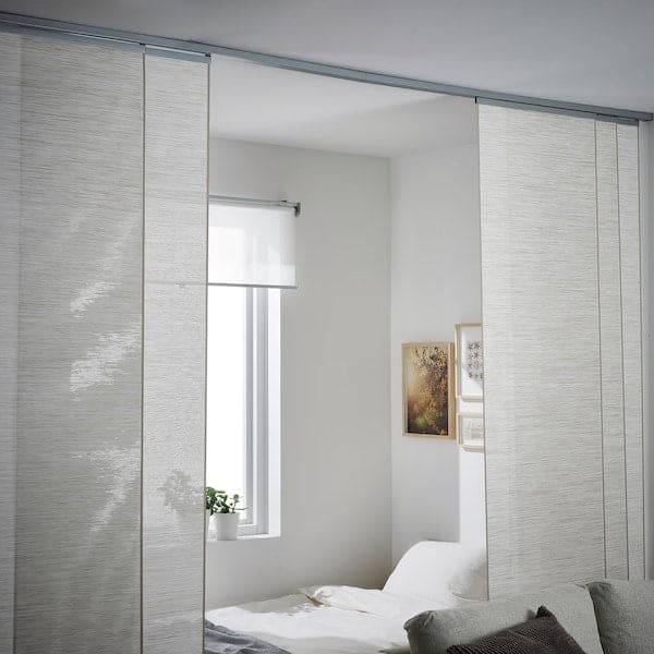 Ikea VIDGA Panel curtain set - ceiling/silver color ,