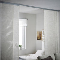 VIDGA Panel curtain set - ceiling/silver color , - best price from Maltashopper.com 29428247