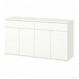 VIHALS sideboard, white, 140x37x75 cm