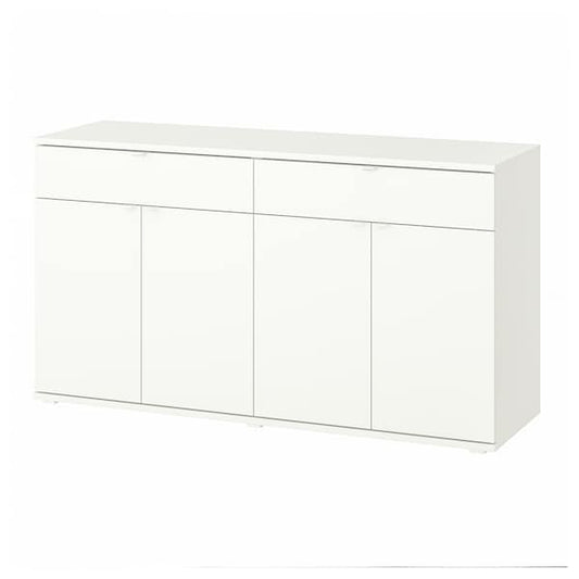 Ikea VIHALS - Sideboard, white, 140x37x75 cm