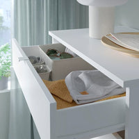 VIHALS - Chest of 6 drawers, white/anchor/unlock-function, 70x47x120 cm - best price from Maltashopper.com 30483247