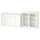 VIHALS - VIHALS Storage combination w glass doors, white/clear glass, 235x37x90 cm