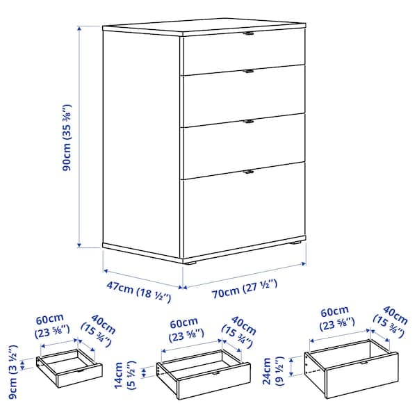 VIHALS - Wardrobe combination, white, 270x57x200 cm - best price from Maltashopper.com 59442181