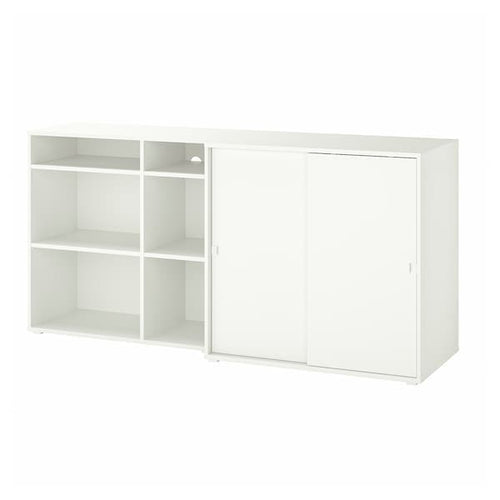 VIHALS - Storage combination, white, 190x47x90 cm