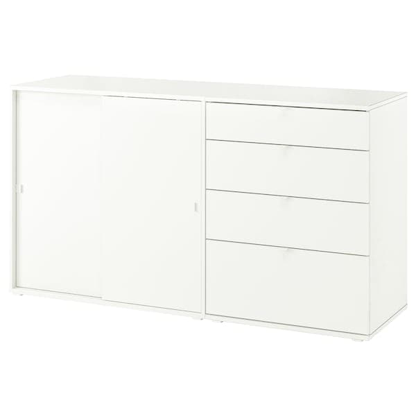 VIHALS - Storage combination, white, 165x47x90 cm